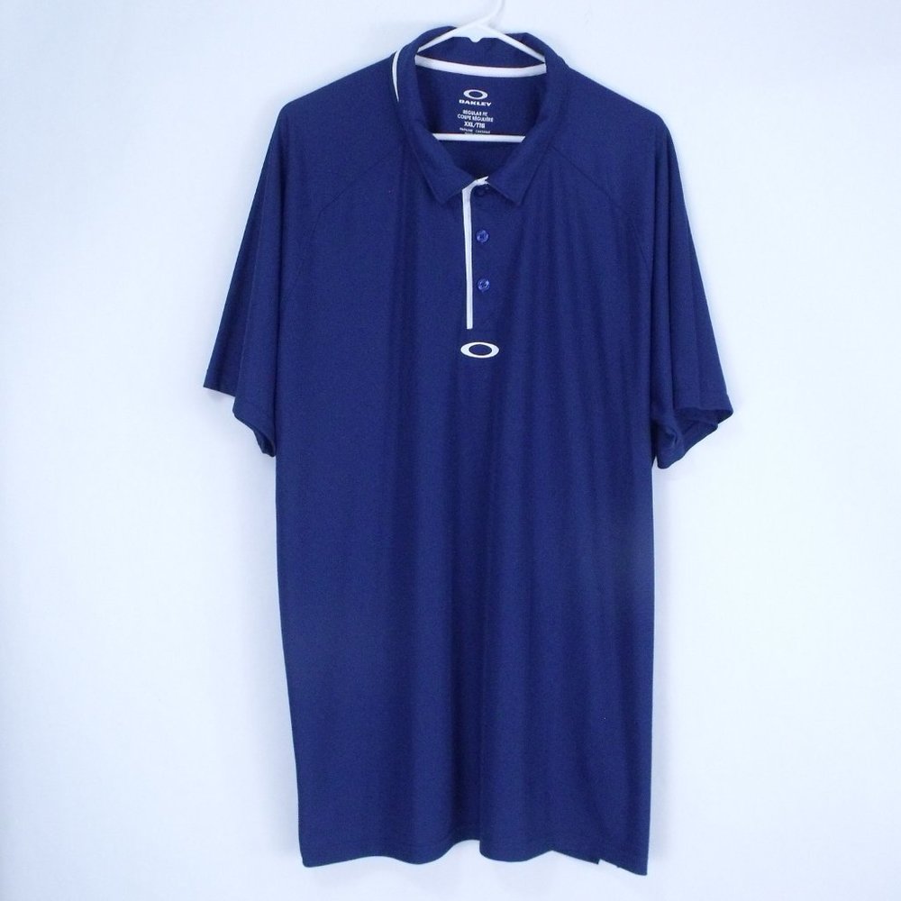Oakley Hydrolix Blue Polo Shirt XXL